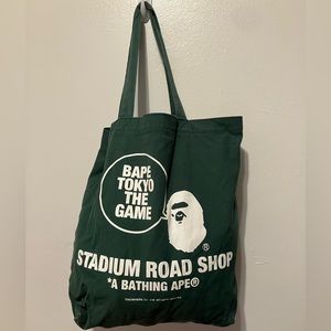 Bape roadshow green tote